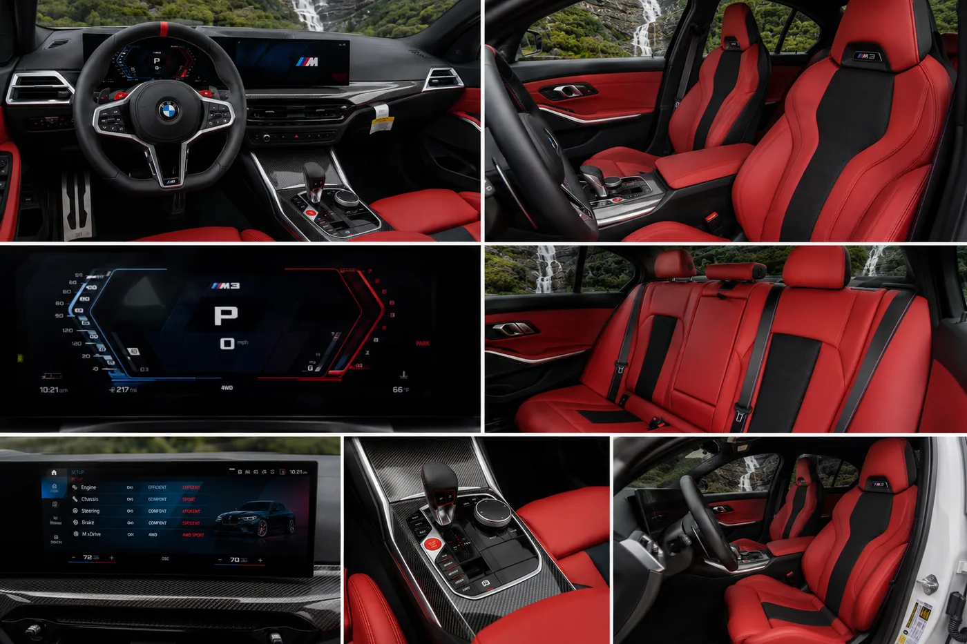 BMW M3 Competition X Drive White - View 3