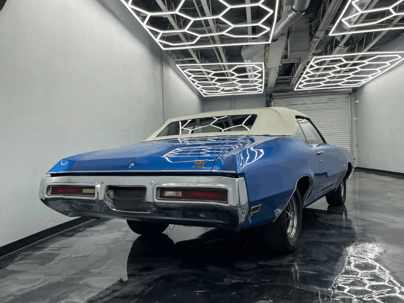 1971 Buick GS  Blue Convertible - View 8