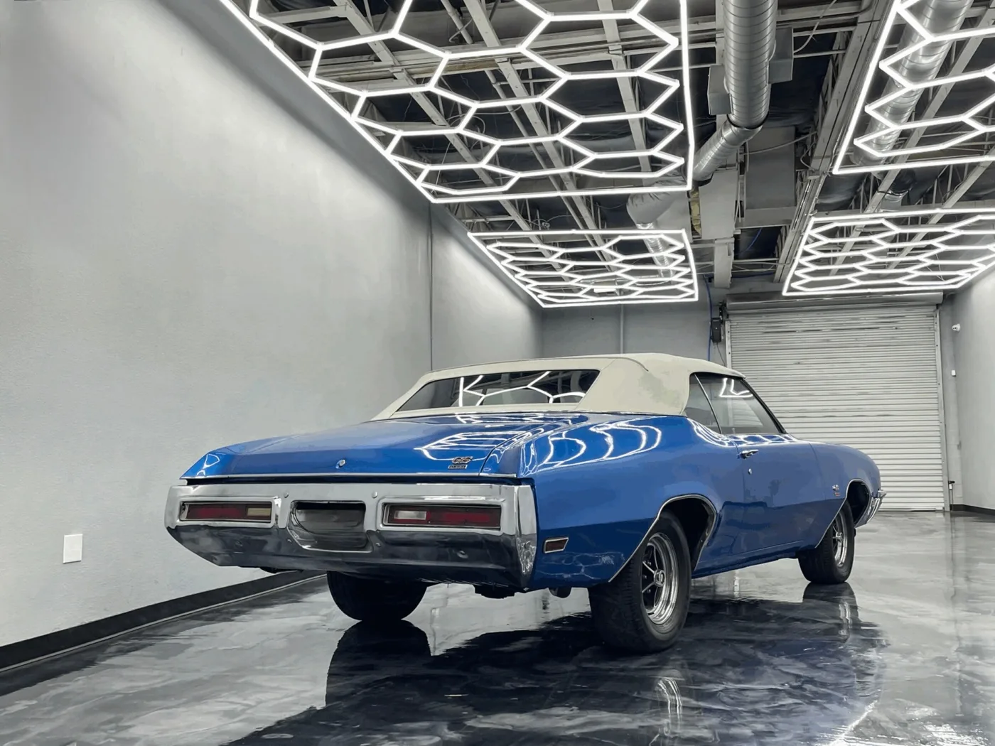 1971 Buick GS  Blue Convertible - View 7