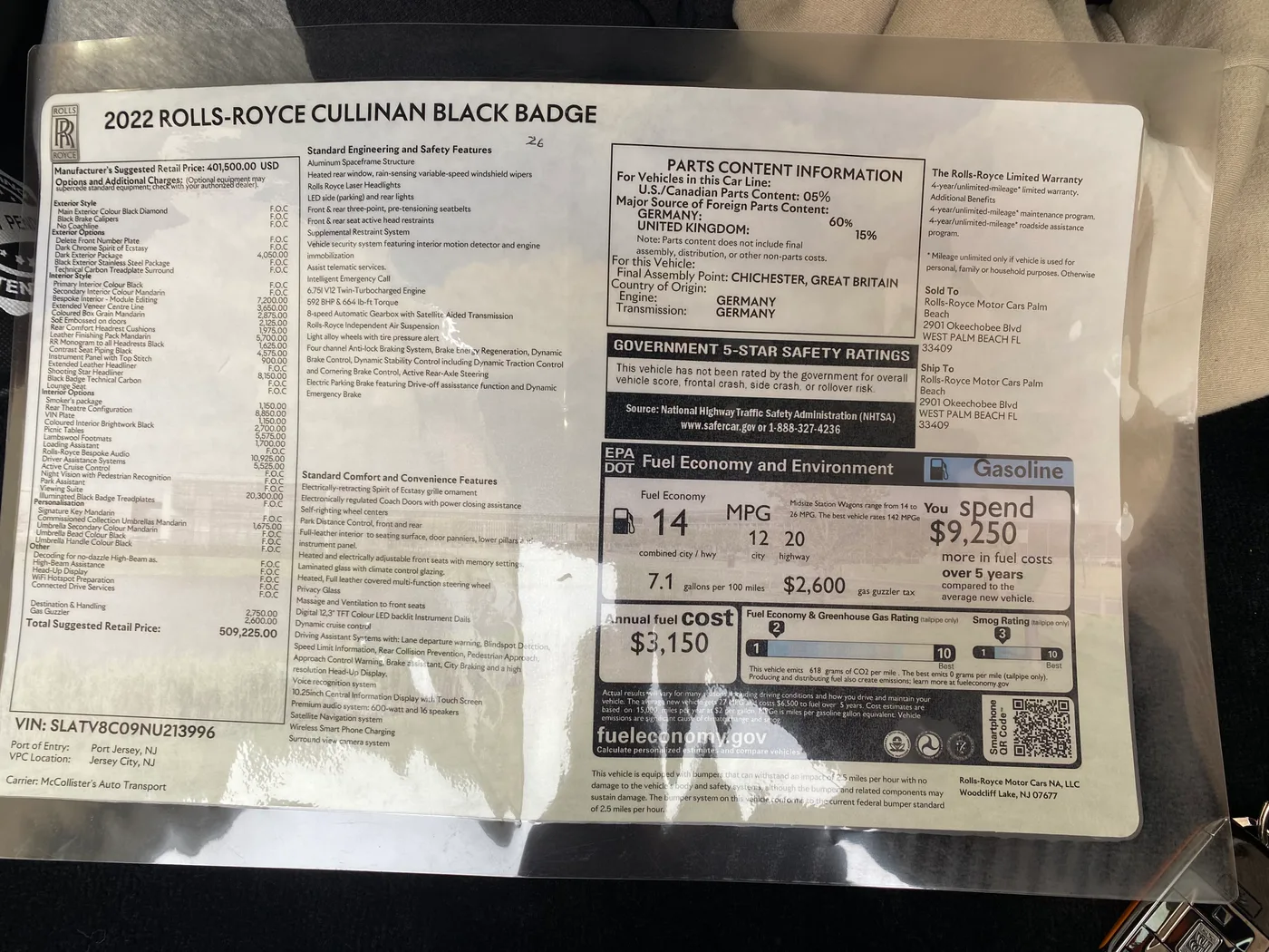 2022 Rolls-Royce Cullinan Black Badge - View 6