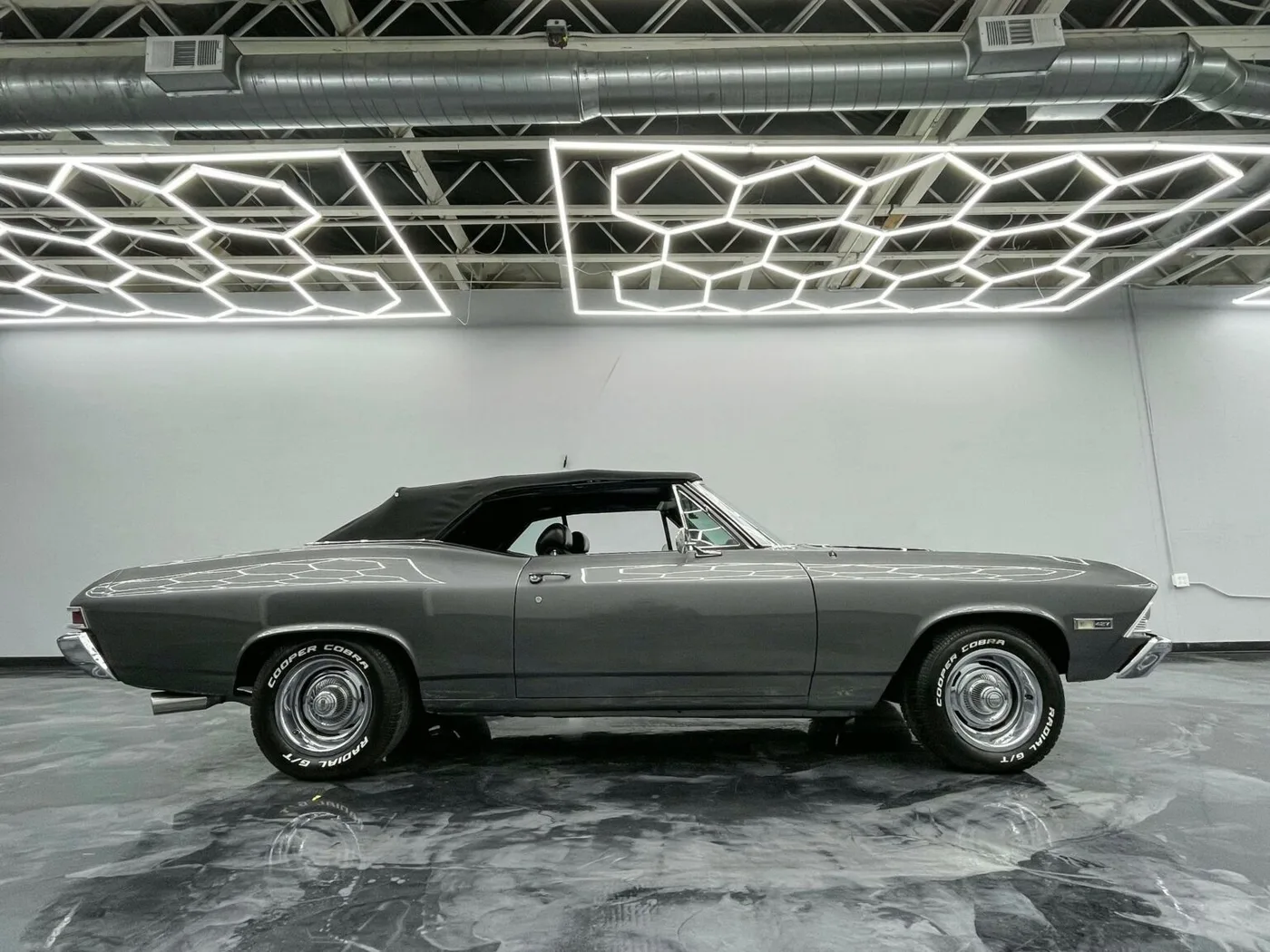 1968 Chevelle Convertible Gray - View 4
