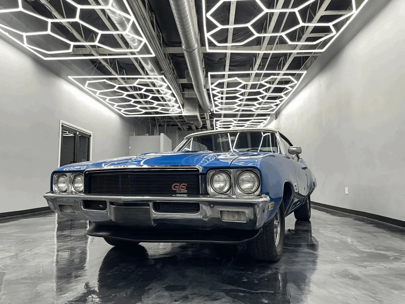 1971 Buick GS  Blue Convertible - View 5