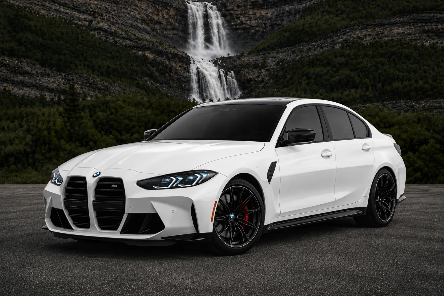 BMW M3 Competition X Drive White