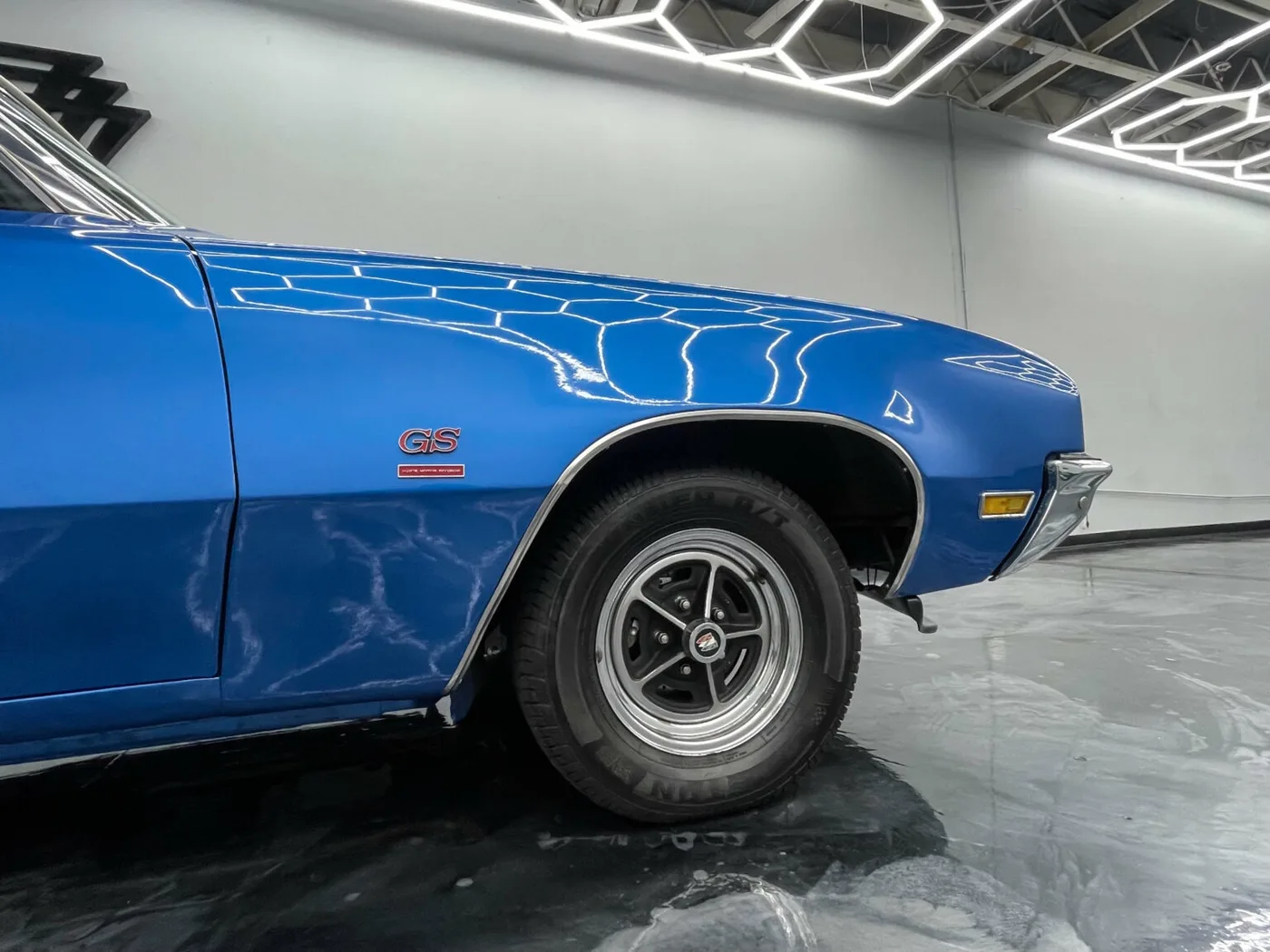 1971 Buick GS  Blue Convertible - View 6