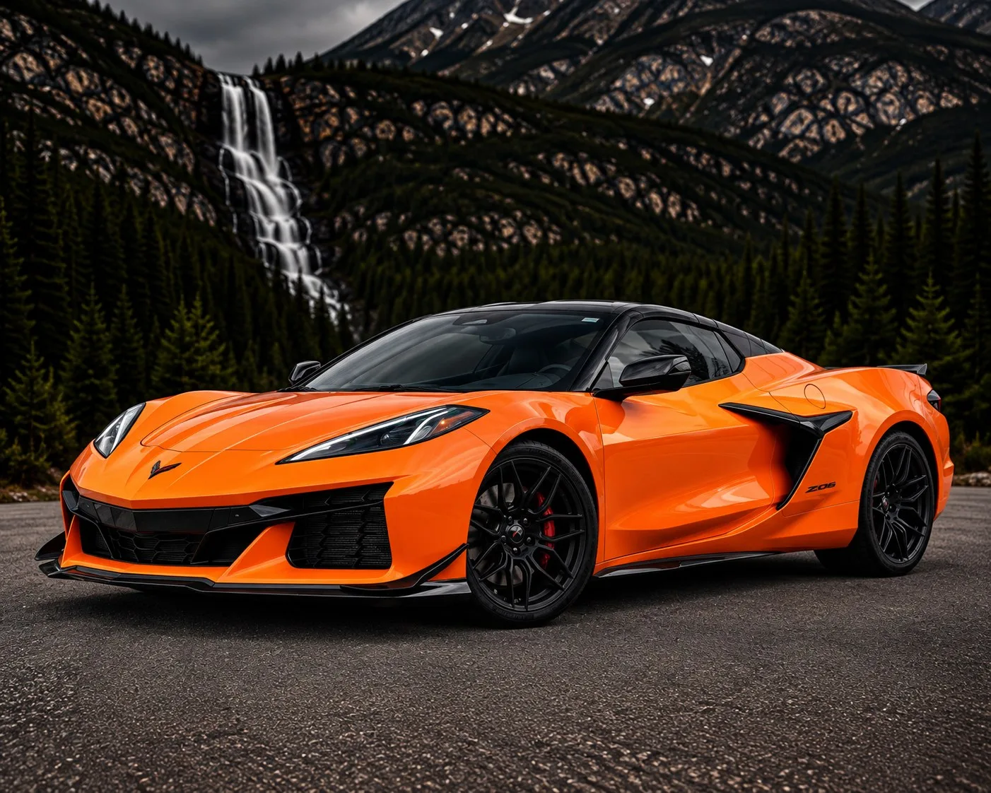 Chevrolet Corvette C8 Z06 HTC 3LZ Orange