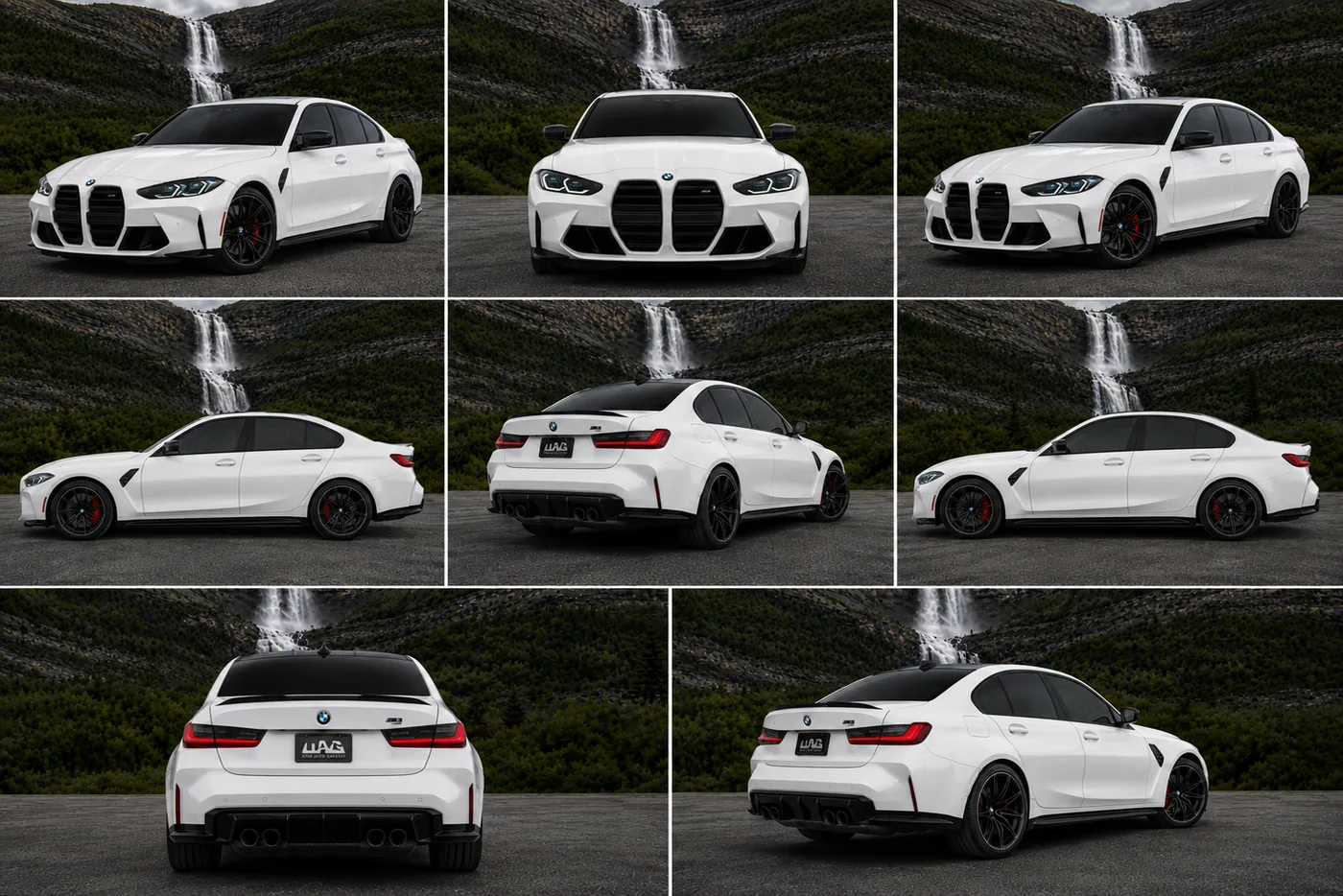 BMW M3 Competition X Drive White - View 2
