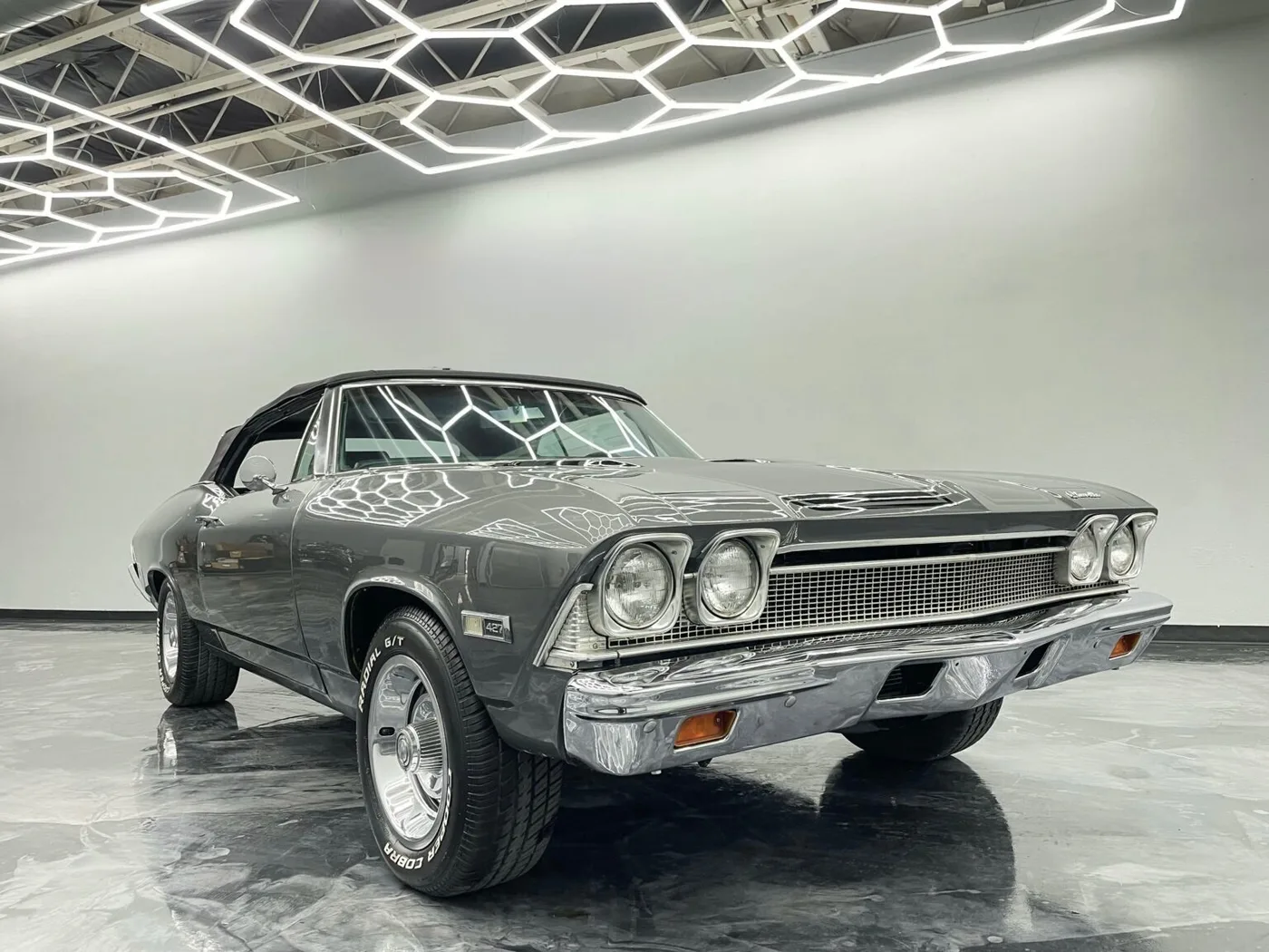 1968 Chevelle Convertible Gray - View 5