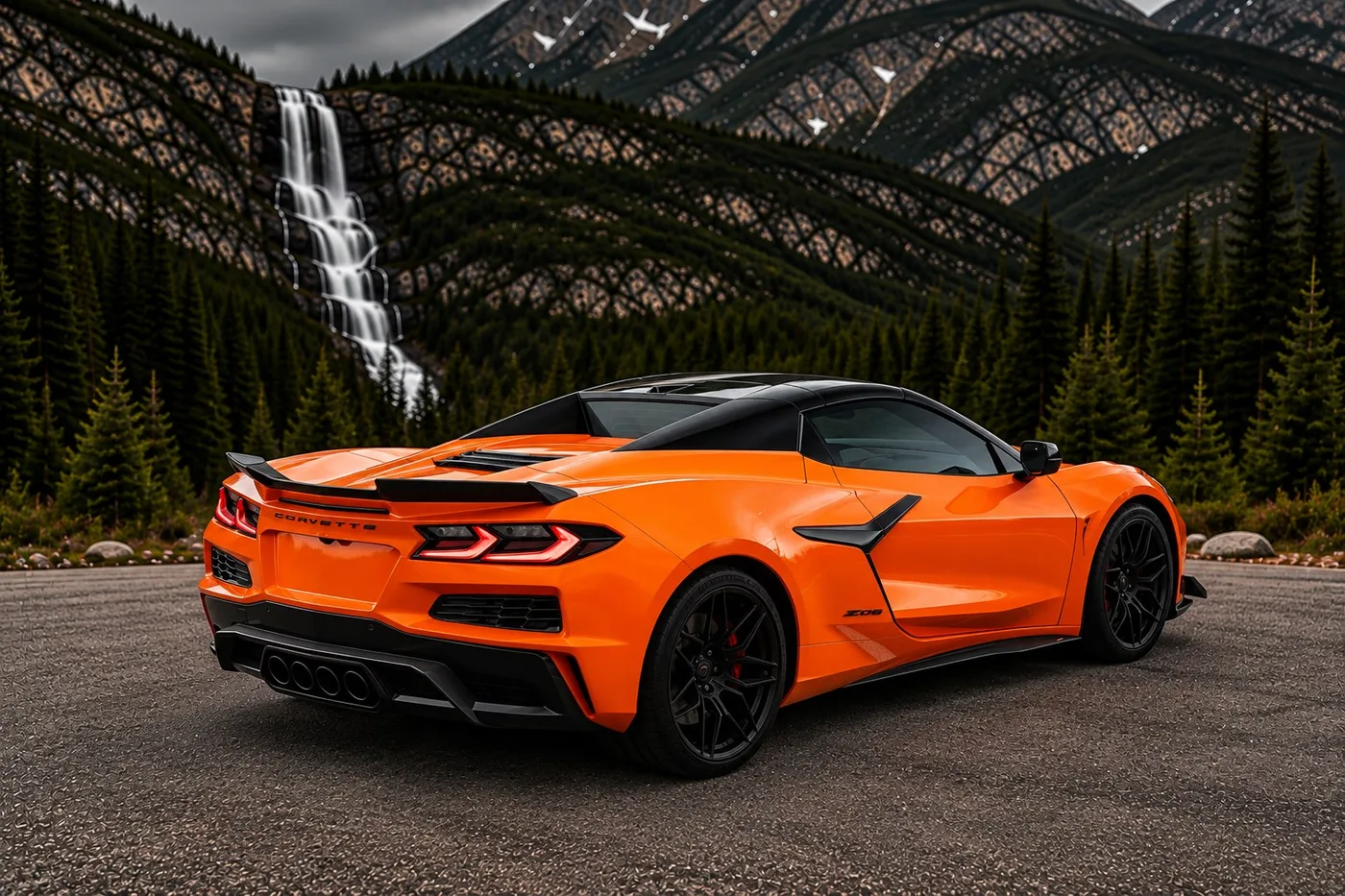 Chevrolet Corvette C8 Z06 HTC 3LZ Orange - View 4