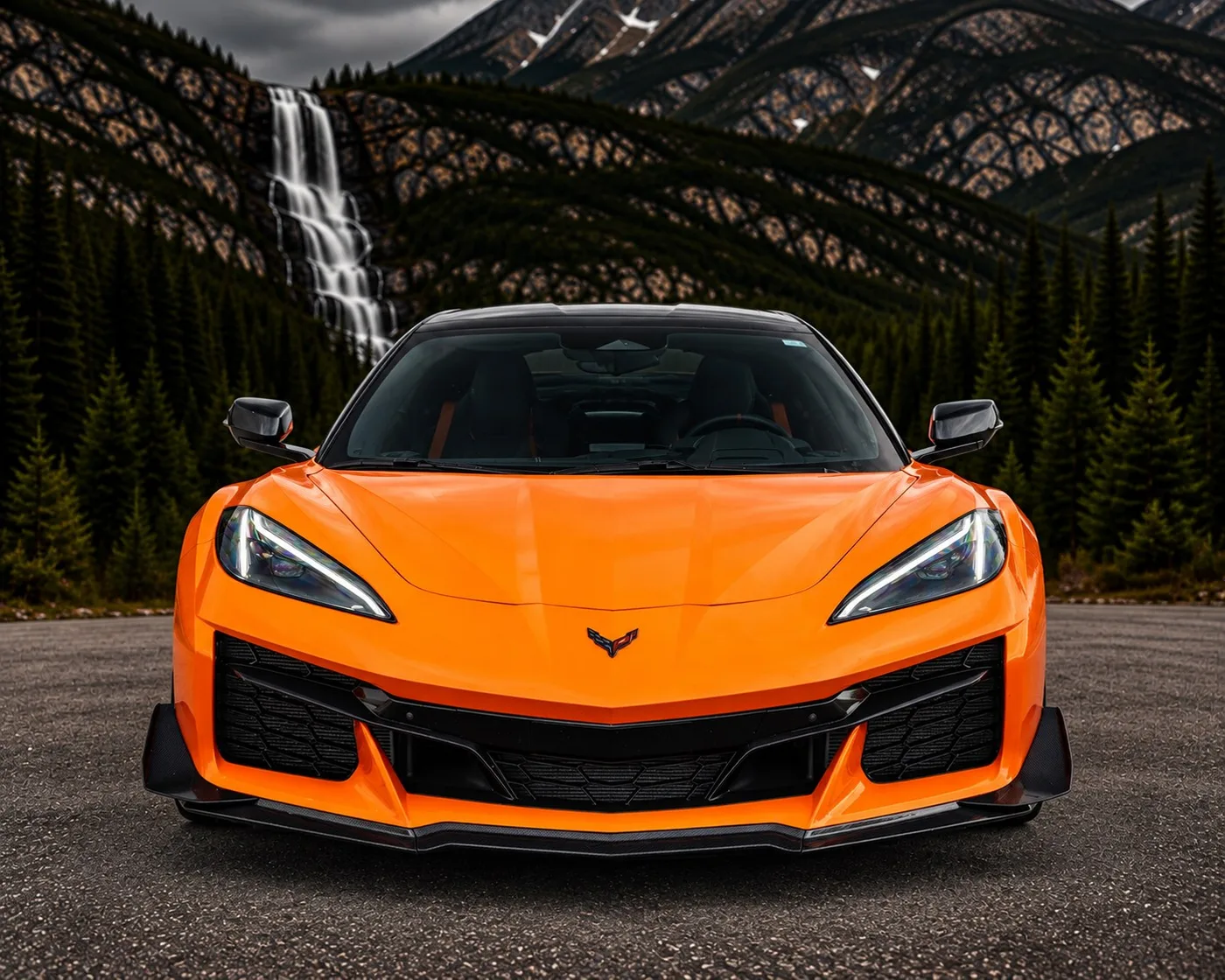 Chevrolet Corvette C8 Z06 HTC 3LZ Orange - View 2