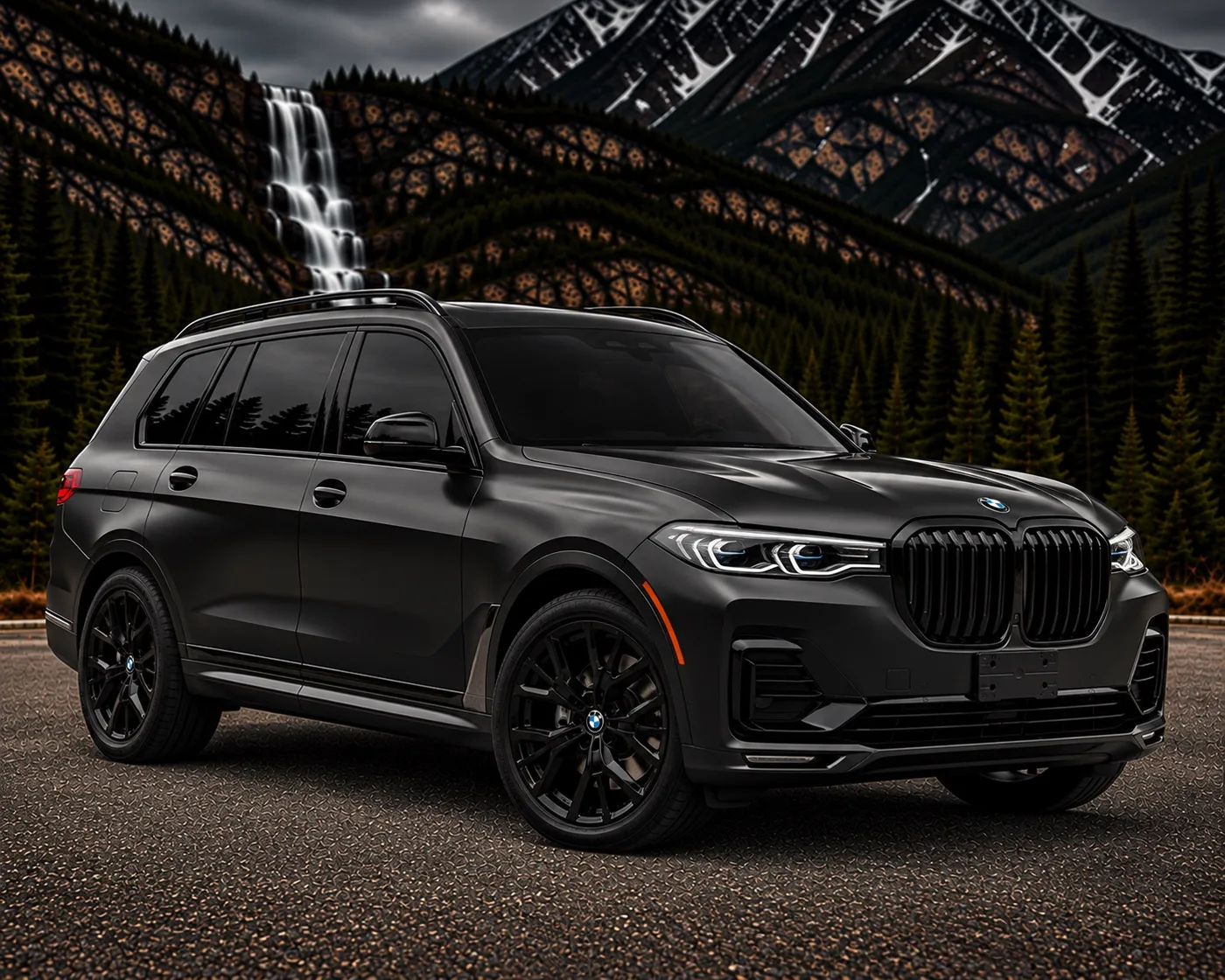 BMW X7 xDrive (Satin Black) - View 3