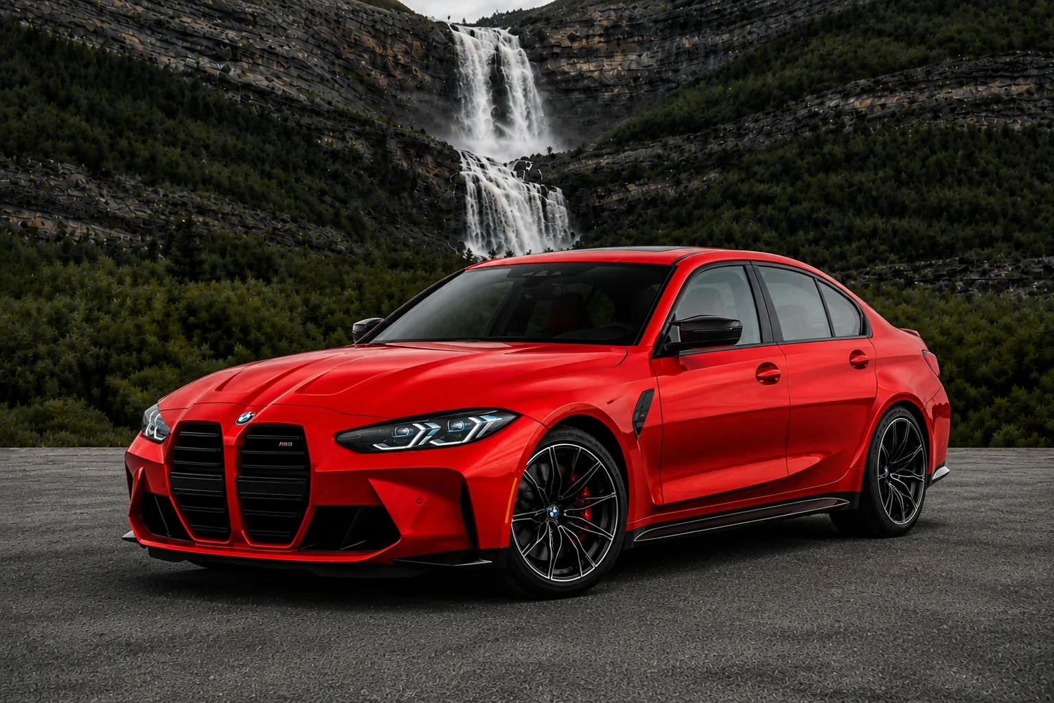 BMW M3 Competition X Drive Red