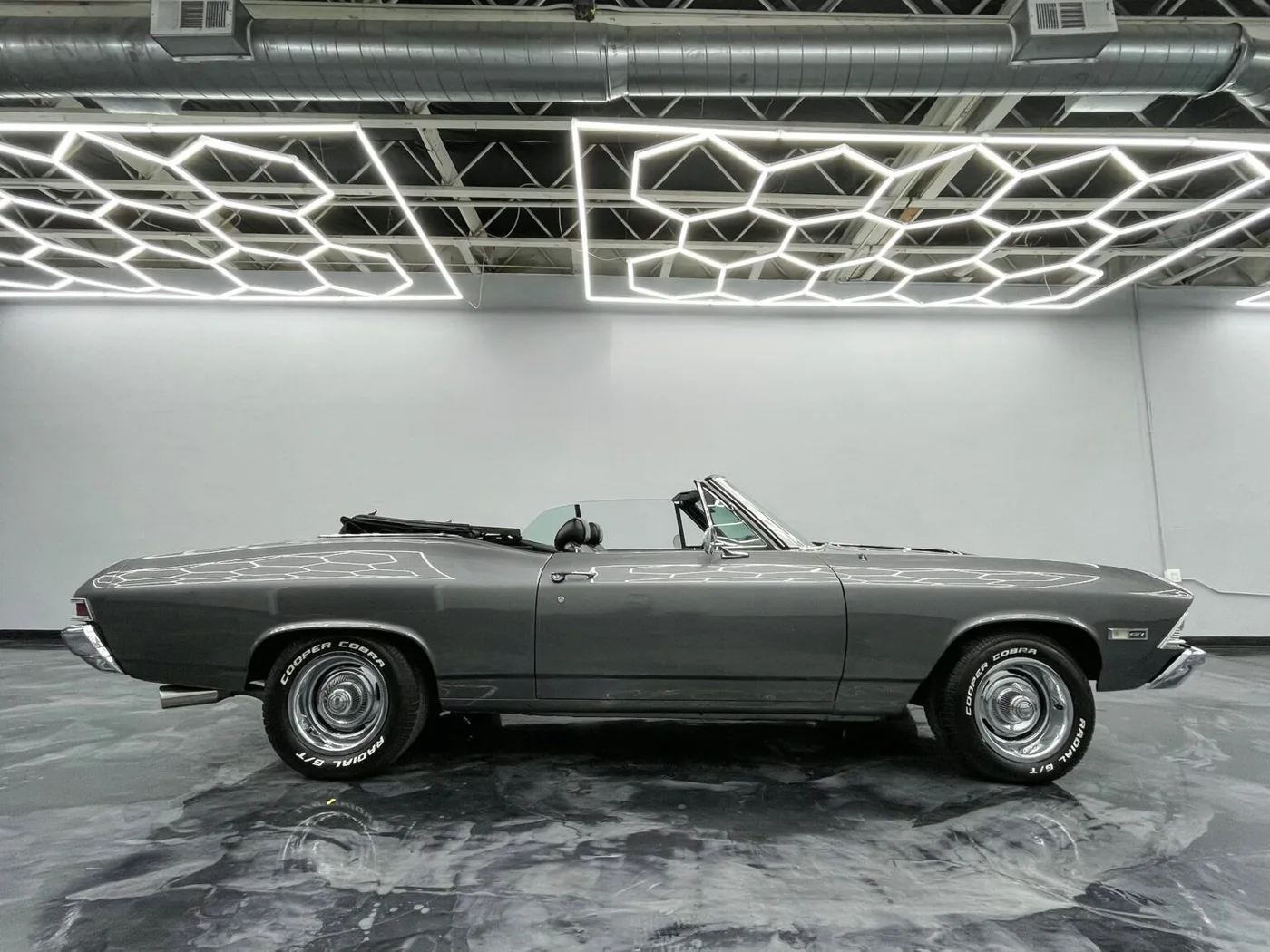 1968 Chevelle Convertible Gray - View 8
