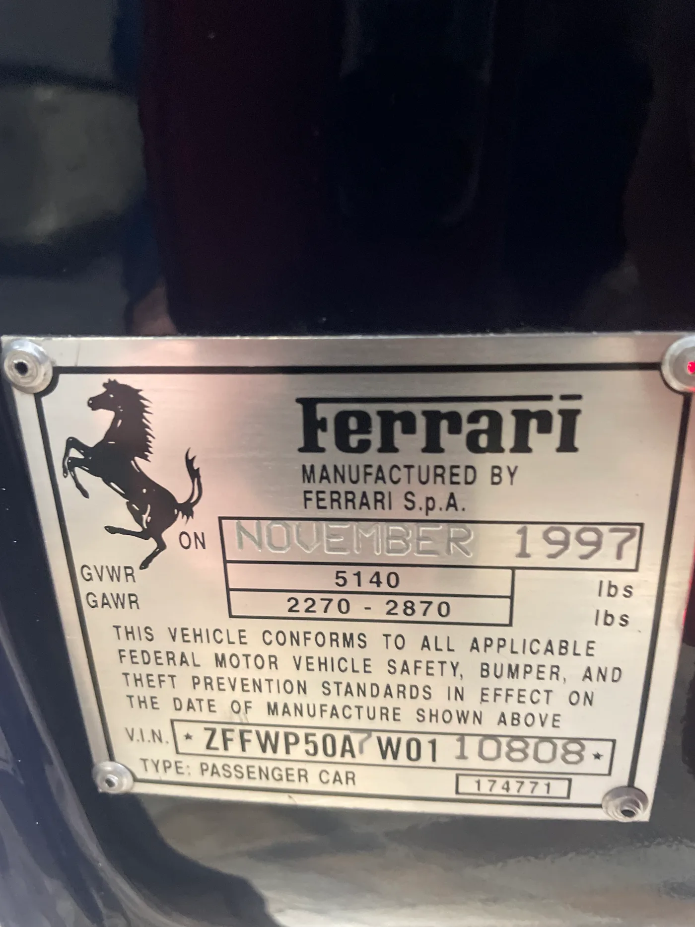 1998 Ferrari 456M GTA - View 6