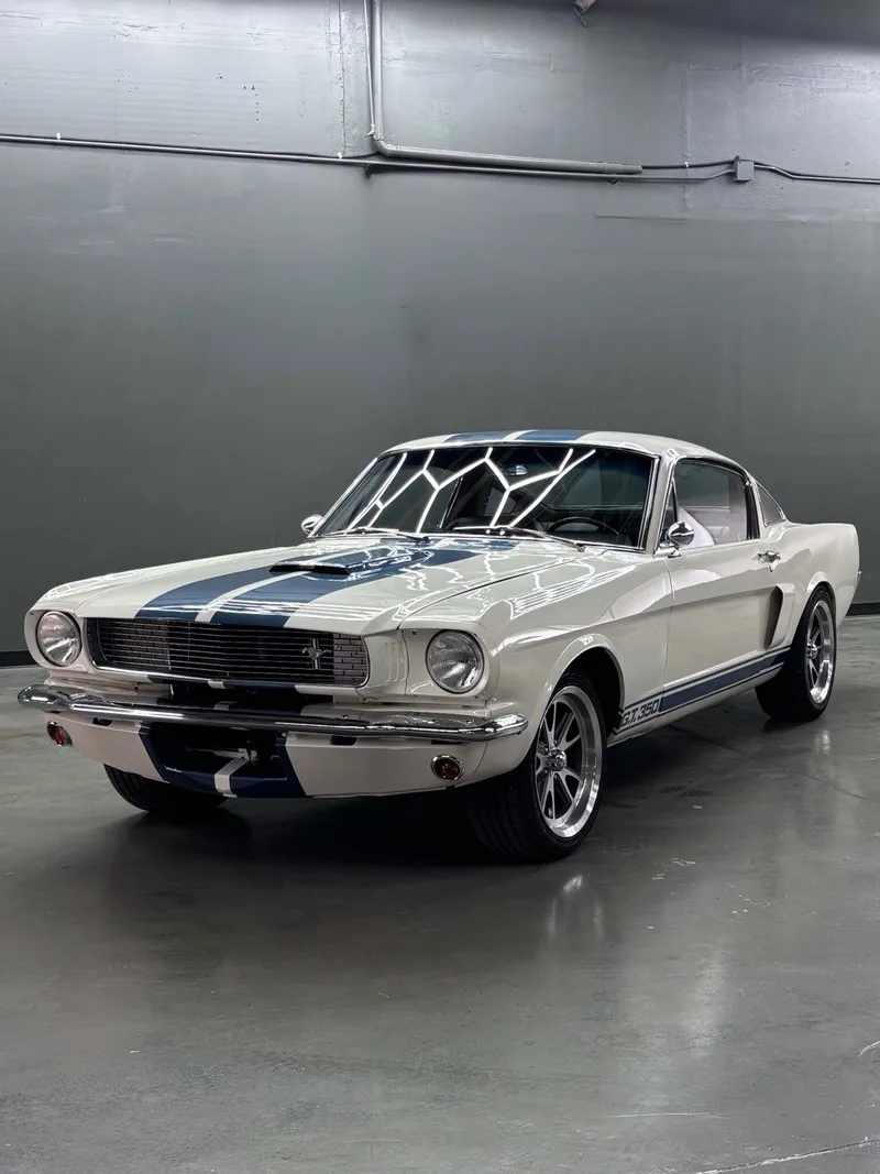 White 1966 Mustang GT350 Hardtop